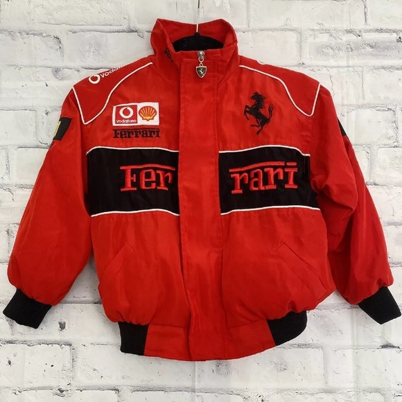 Ferrari Other - Ferrari Racing Red and Black Bomber Jacket